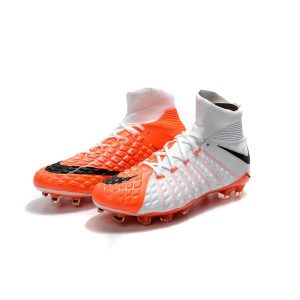 Kopačky Pánské Nike Phantom Hypervenom 3 Elite DF FG – bílá oranžová